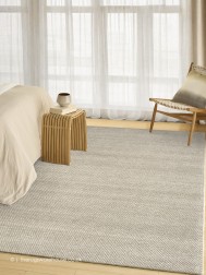 Rows Ivory Grey Rug - Thumbnail - 2