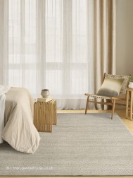 Rows Ivory Grey Rug - Thumbnail - 3