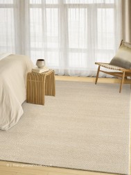 Rows Ivory Taupe Rug - Thumbnail - 2