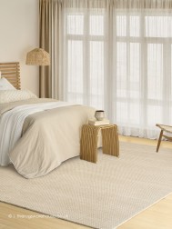 Rows Ivory Taupe Rug - Thumbnail - 4