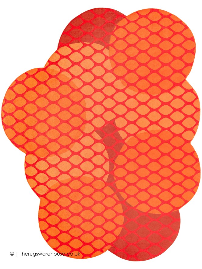 Citrus Orange Rug - 6