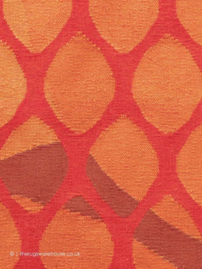 Citrus Orange Rug - 4
