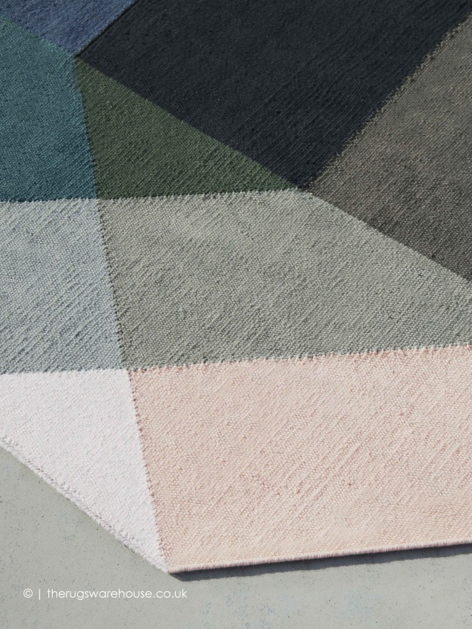 Diamondoor Petrol Rug - 4
