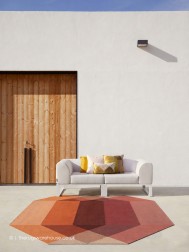 Diamondoor Orange Rug - Thumbnail - 2