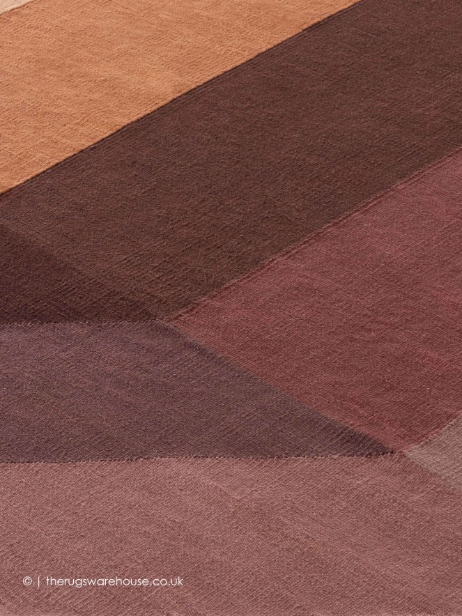 Diamondoor Orange Rug - 4