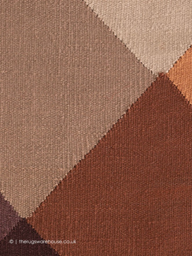 Diamondoor Orange Rug - 5