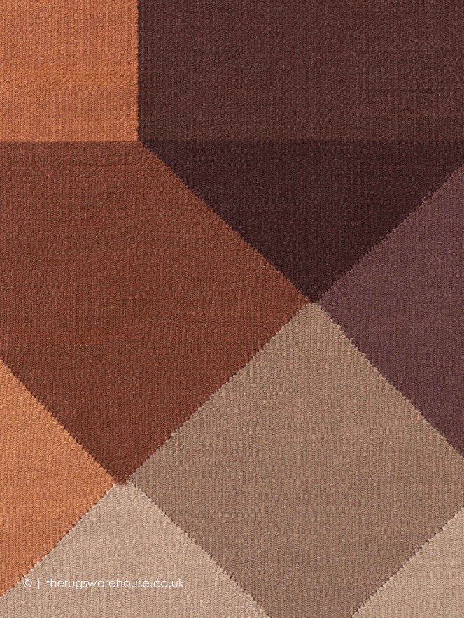 Diamondoor Orange Rug - 6