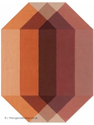 Diamondoor Orange Rug - Thumbnail - 8