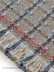 Checks Blue Rug - Thumbnail - 3