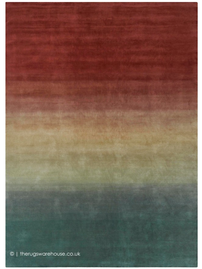 Degarde Petrol Wine Rug - 7