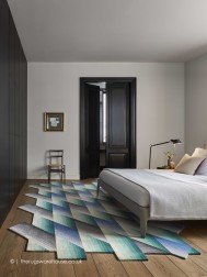 Mirage Geo Blue Rug - Thumbnail - 2