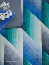 Mirage Geo Blue Rug - Thumbnail - 5