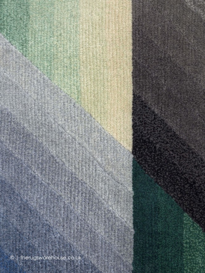 Mirage Geo Blue Rug - 9