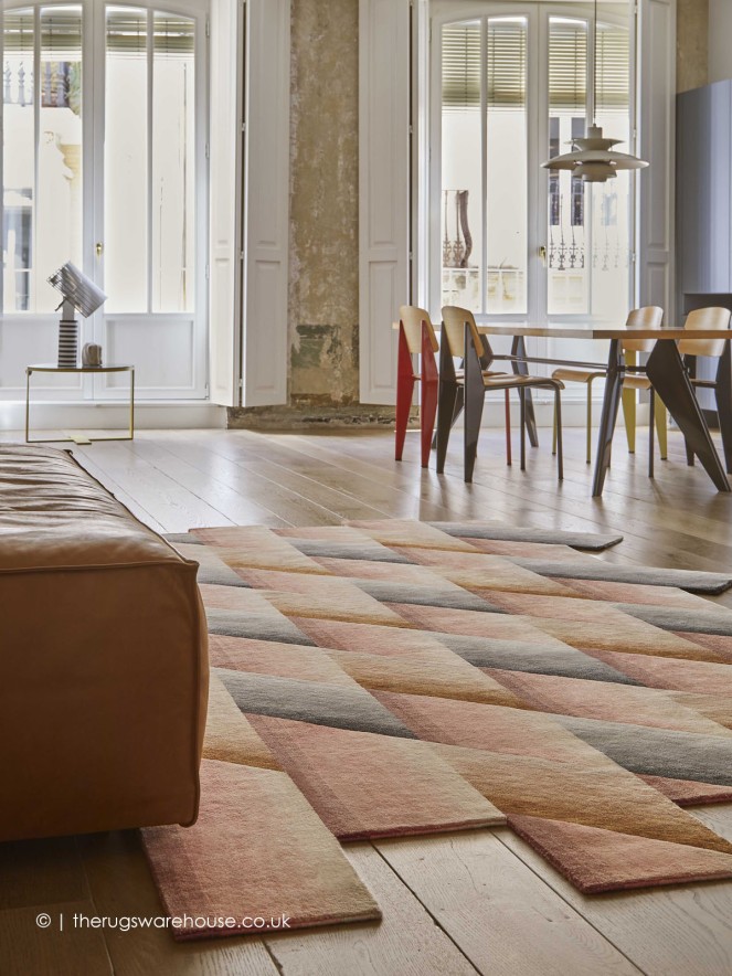 Mirage Geo Pink Rug - 4