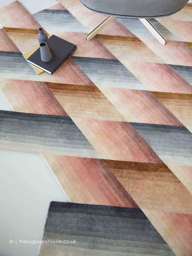 Mirage Geo Pink Rug - 7