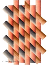 Mirage Geo Pink Rug - Thumbnail - 10