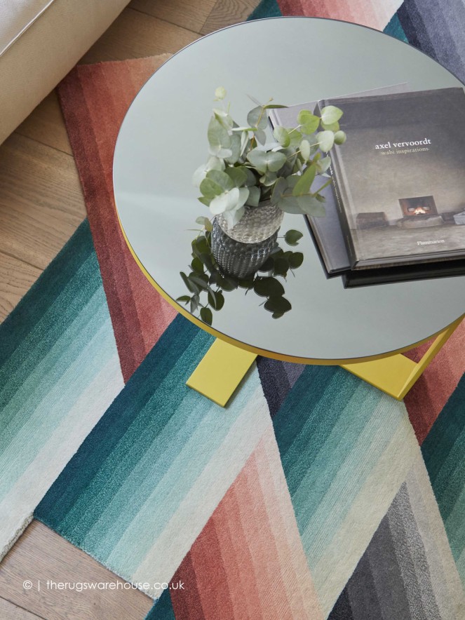 Mirage Geo Orange Rug - 5