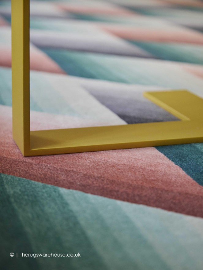 Mirage Geo Orange Rug - 6