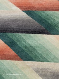 Mirage Geo Orange Rug - Thumbnail - 7
