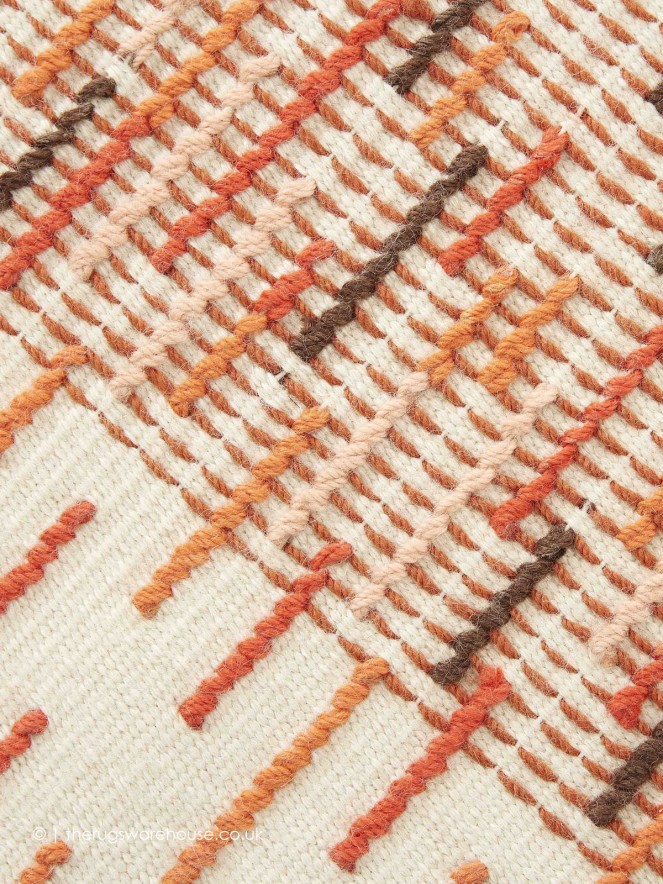 Backstitch Busy Brick Rug - 5
