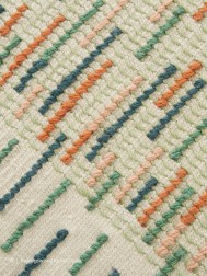 Backstitch Busy Green Rug - Thumbnail - 4