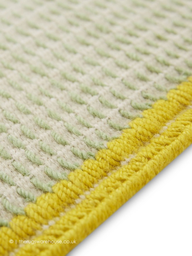 Backstitch Busy Green Rug - 5