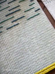 Backstitch Busy Green Rug - Thumbnail - 6