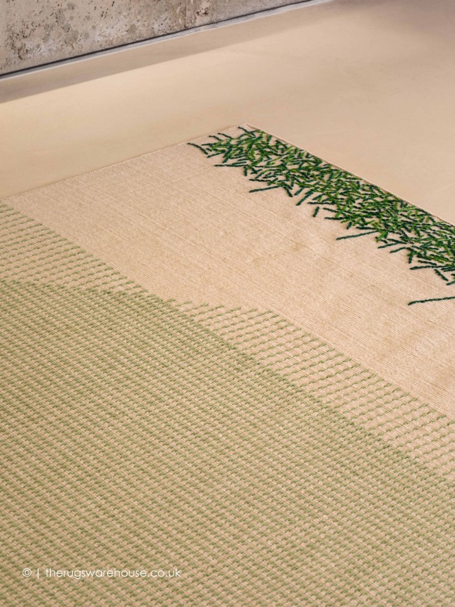 Backstitch Calm Green Rug - 4