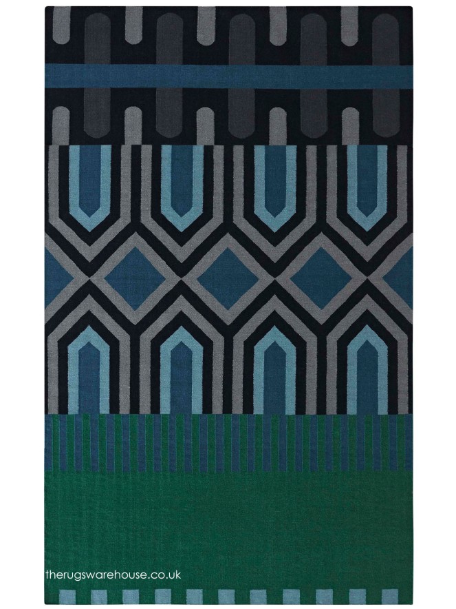 Ndebele Green Rug - 5