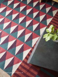 Ndebele Red Rug - Thumbnail - 3