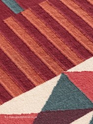 Ndebele Red Rug - Thumbnail - 4