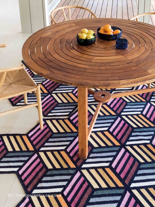 Parquet Hexagon Rug - 3