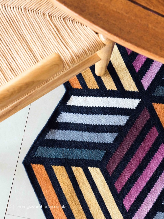 Parquet Hexagon Rug - 4