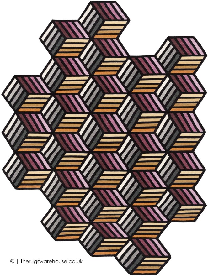Parquet Hexagon Rug - 7