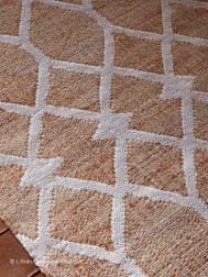 Rodas Beige White Rug - Thumbnail - 3