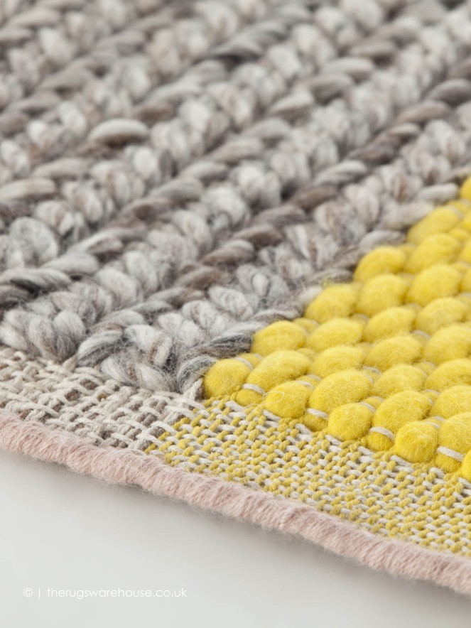 Mangaspace Plait Yellow Rug - 3