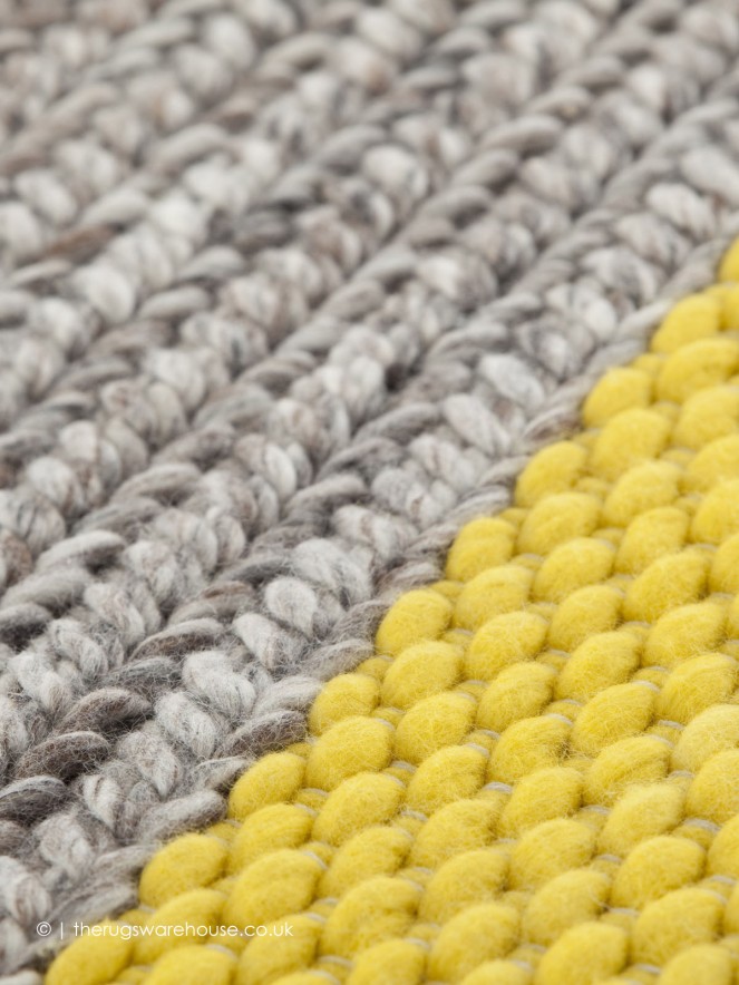 Mangaspace Plait Yellow Rug - 4