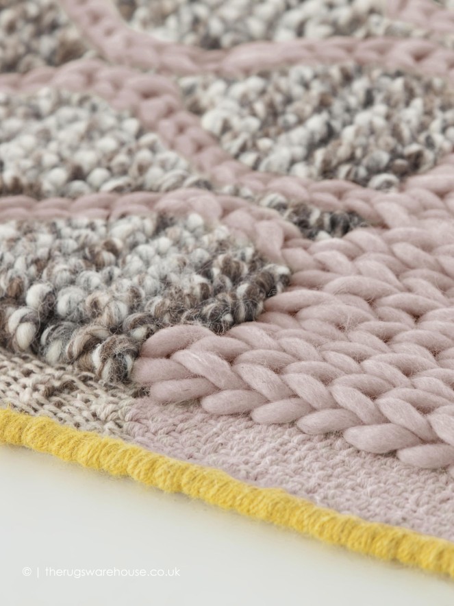 Mangaspace Rhombus Pink Rug - 3