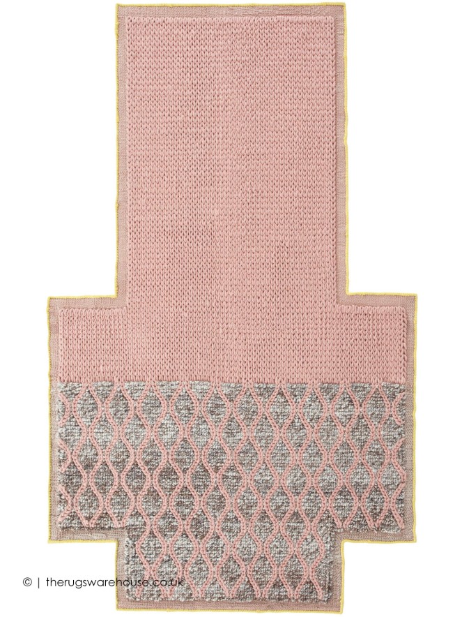 Mangaspace Rhombus Pink Rug - 5