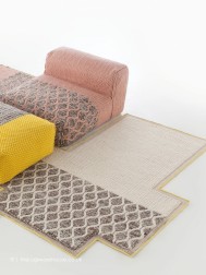 Mangaspace Rhombus Ivory Rug - Thumbnail - 2