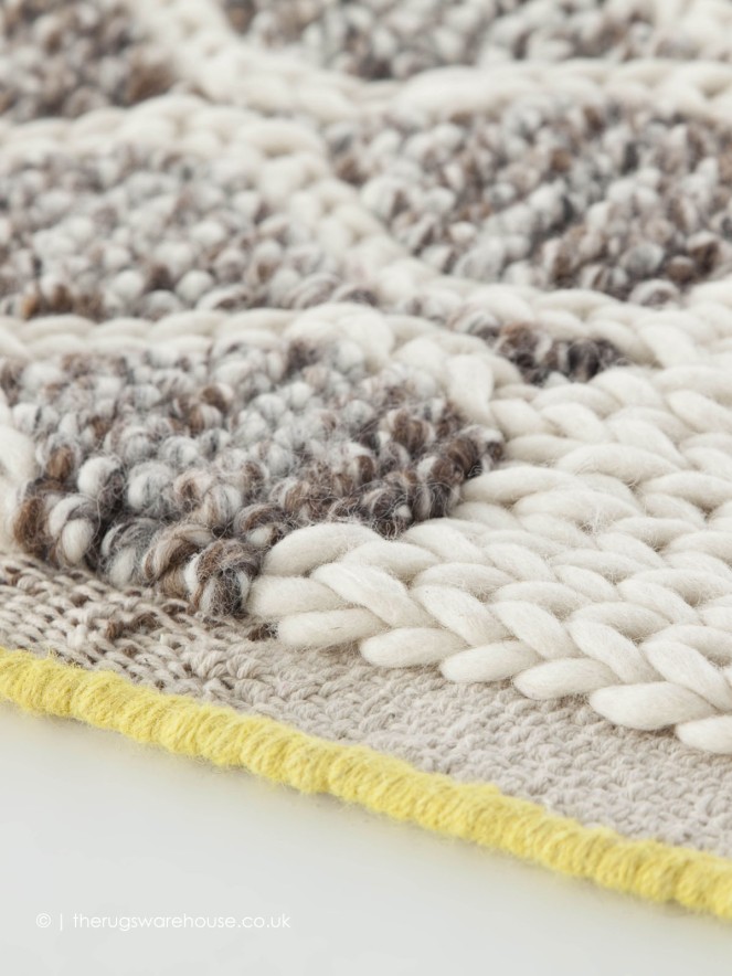 Mangaspace Rhombus Ivory Rug - 4