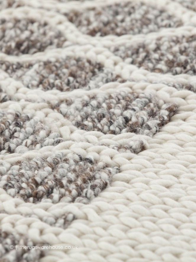 Mangaspace Rhombus Ivory Rug - 5