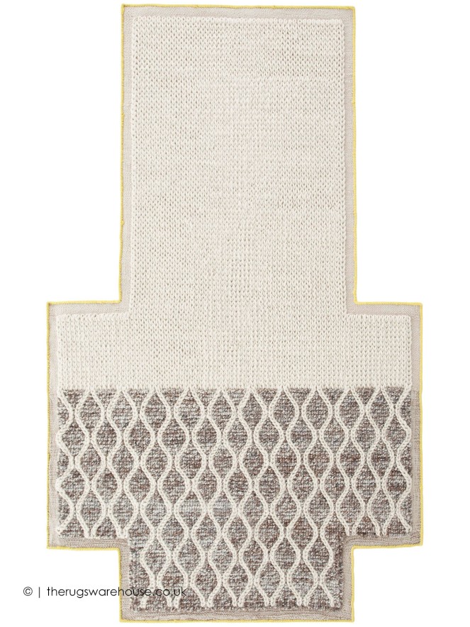 Mangaspace Rhombus Ivory Rug - 6