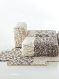 Mangaspace Rhombus Ivory Rug - Thumbnail - 3