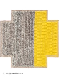 Mangaspace Cross Yellow Rug - Thumbnail - 5