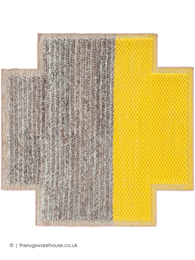 Mangaspace Cross Yellow Rug - 5