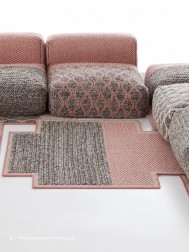 Mangaspace Cross Pink Rug - Thumbnail - 2