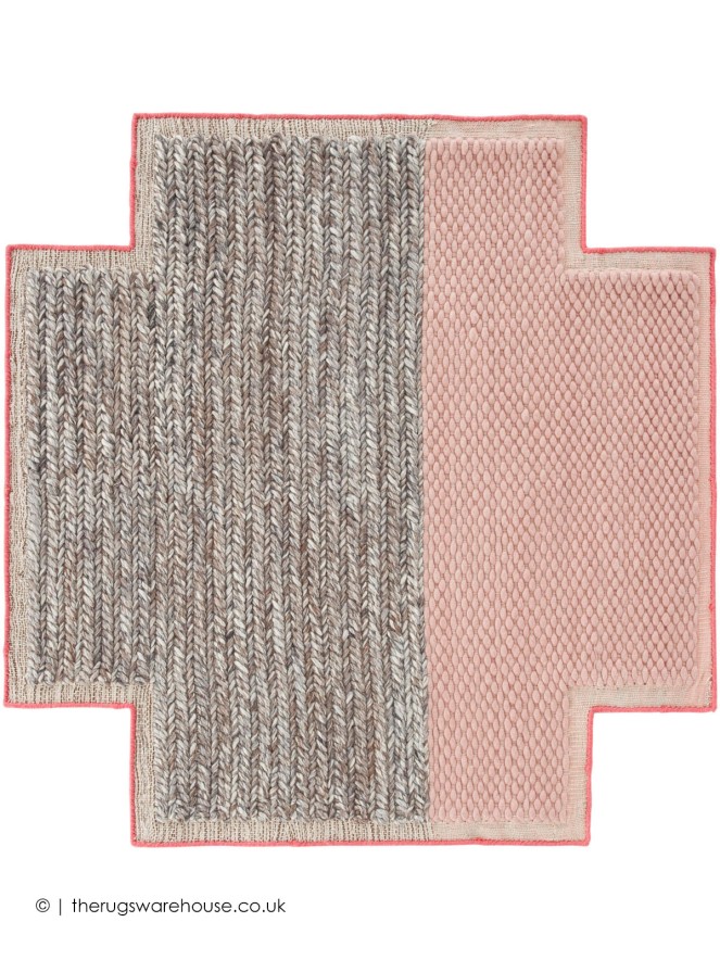 Mangaspace Cross Pink Rug - 5