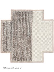 Mangaspace Cross Ivory Rug - Thumbnail - 5