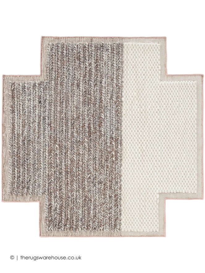 Mangaspace Cross Ivory Rug - 5